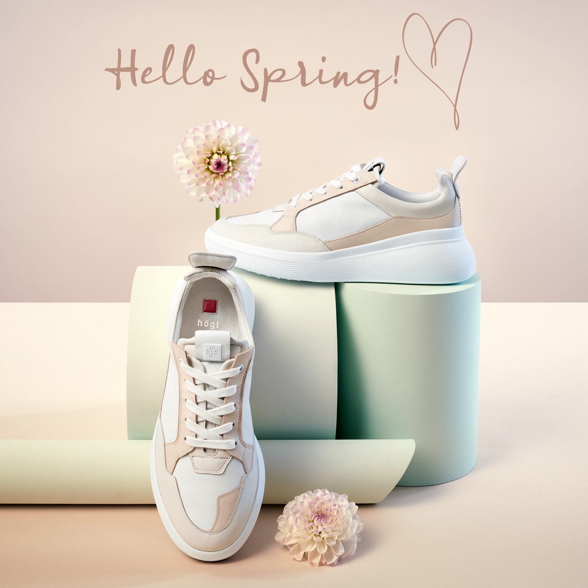Spring-like sneakers for women by Högl