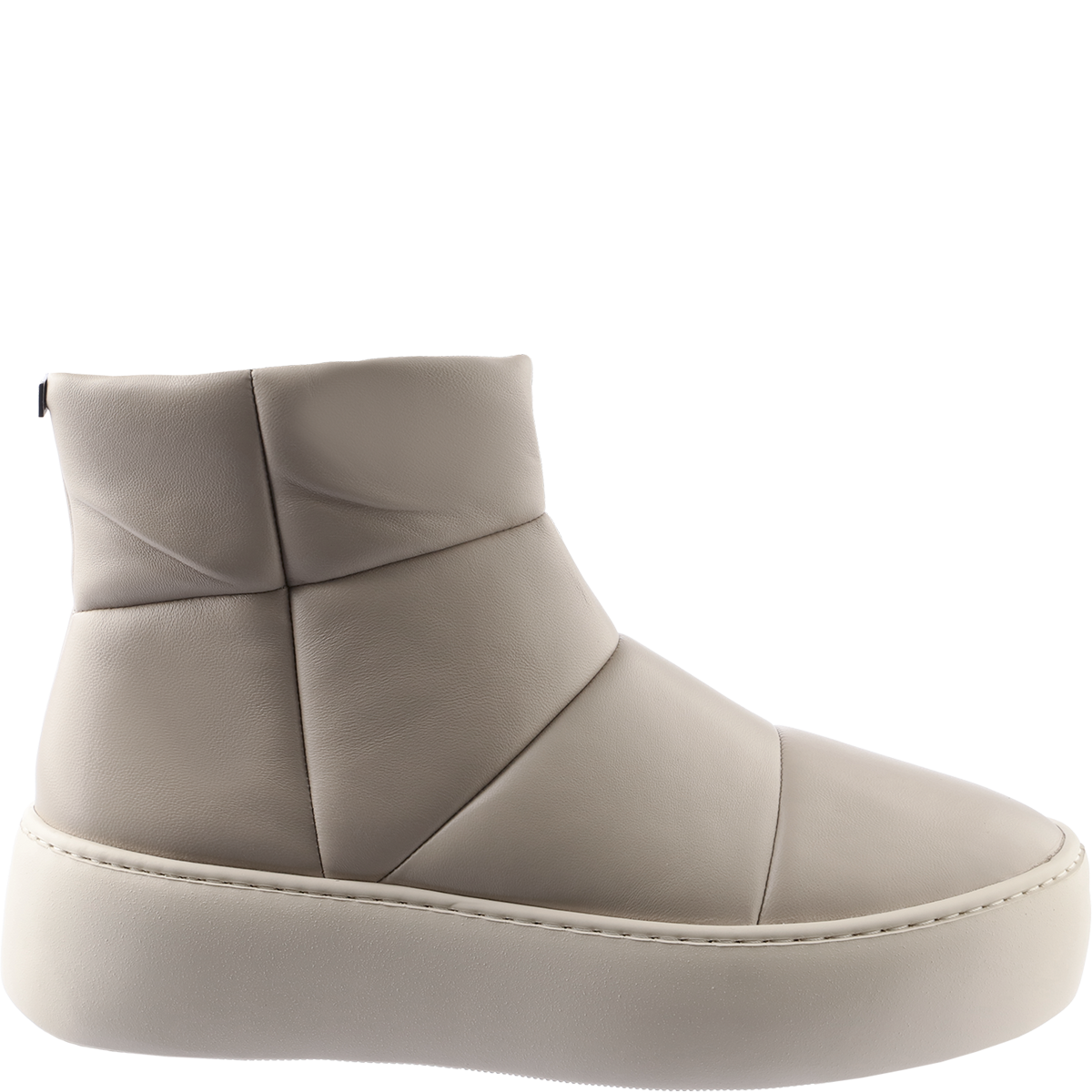 Högl Padded sneakers made from super soft leather Beige