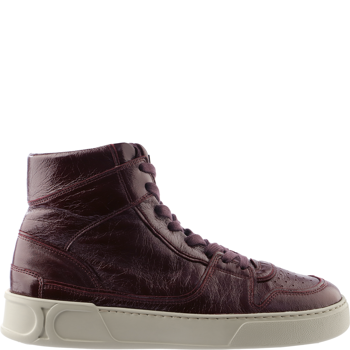 Högl Retro sneakers with modern hightop silhouette Red