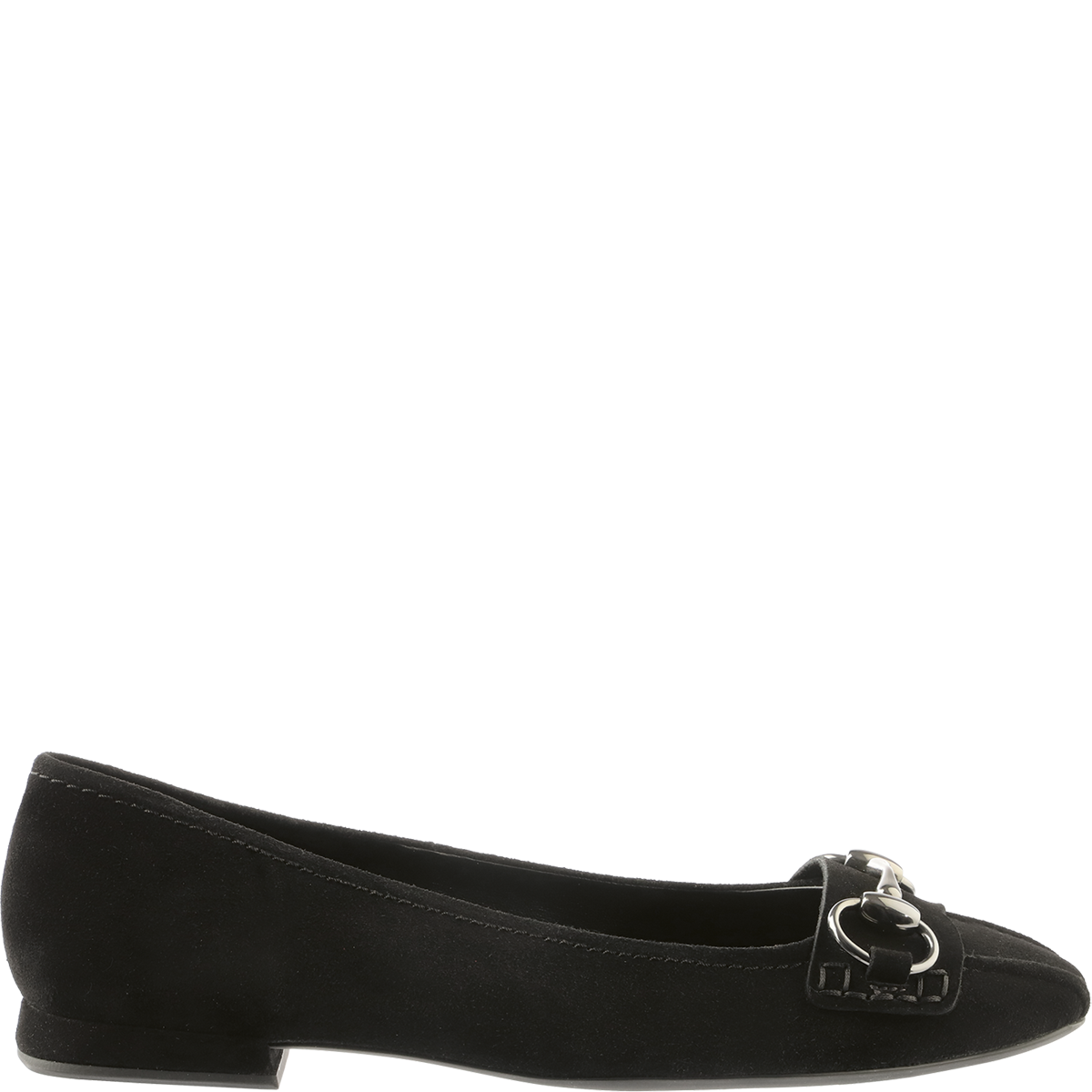 Högl Reduced loafer ballerinas with decorative elements Black