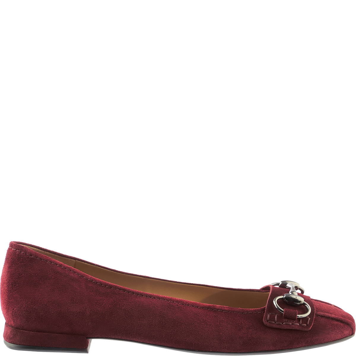 Högl Reduced loafer ballerinas with decorative elements Red