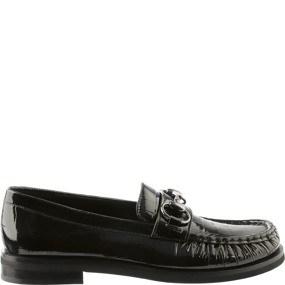 Högl Sustainable loafers with horsebit buckles Black