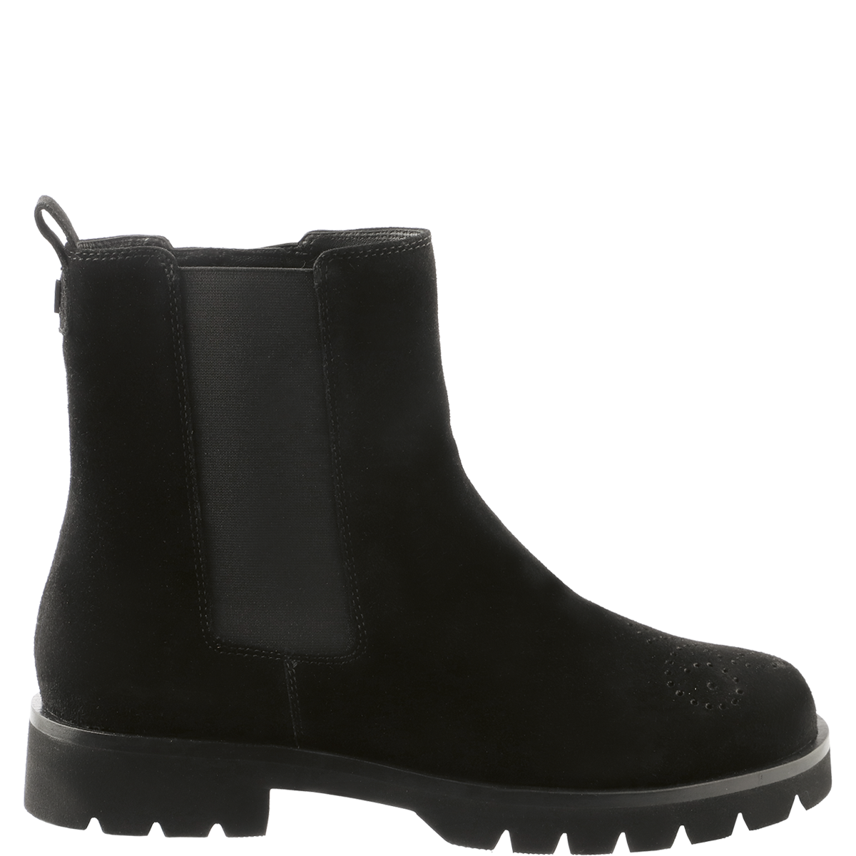 Högl Sustainable Chelsea boots with ridged soles Black