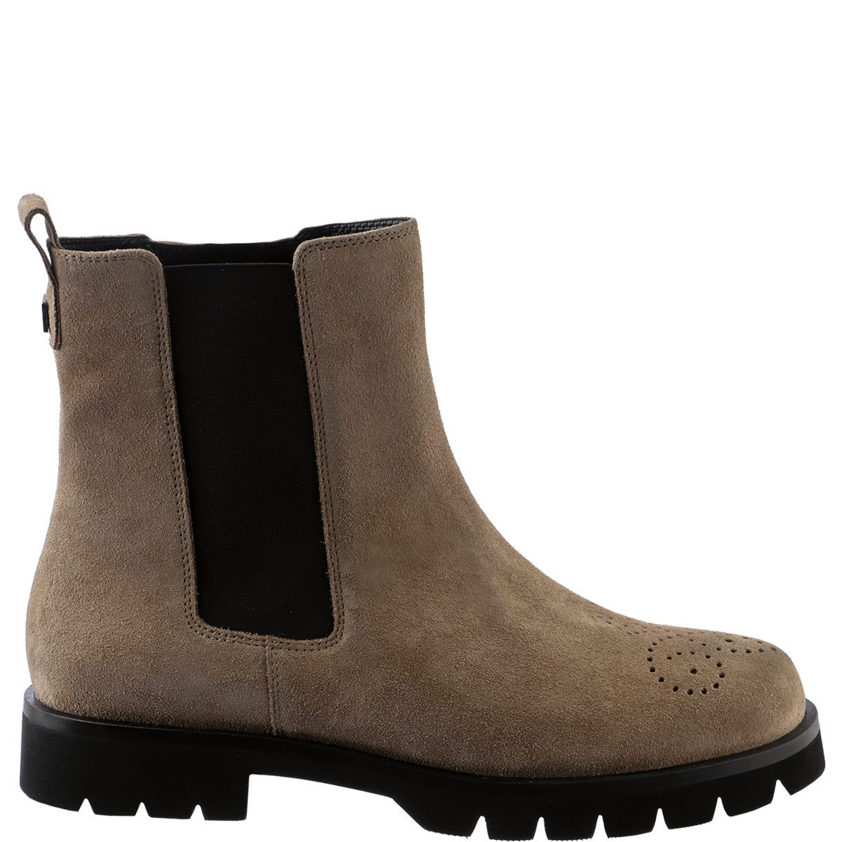 Högl Sustainable Chelsea boots with ridged soles Beige