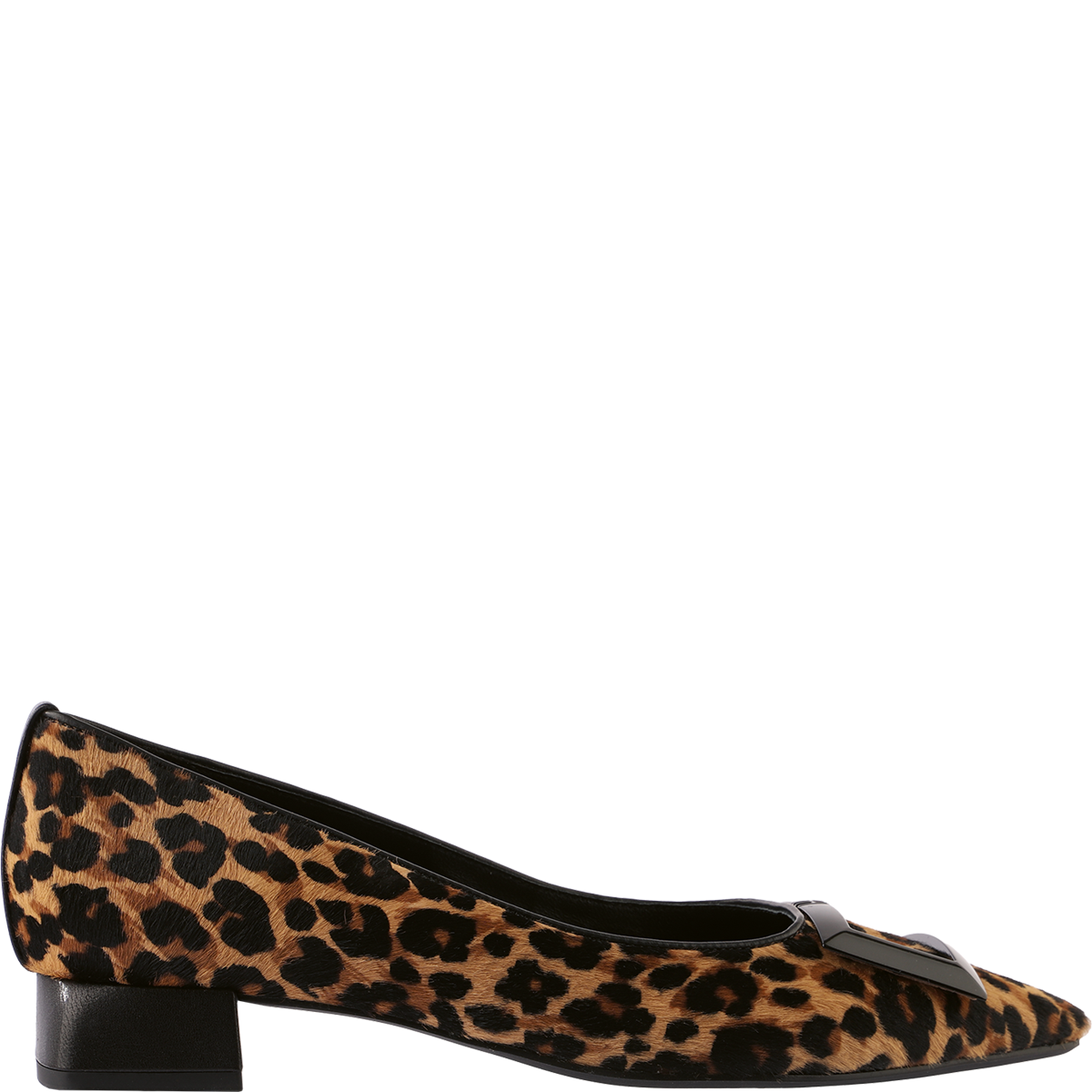 Högl Elegant pumps in a trendy leo look Brown