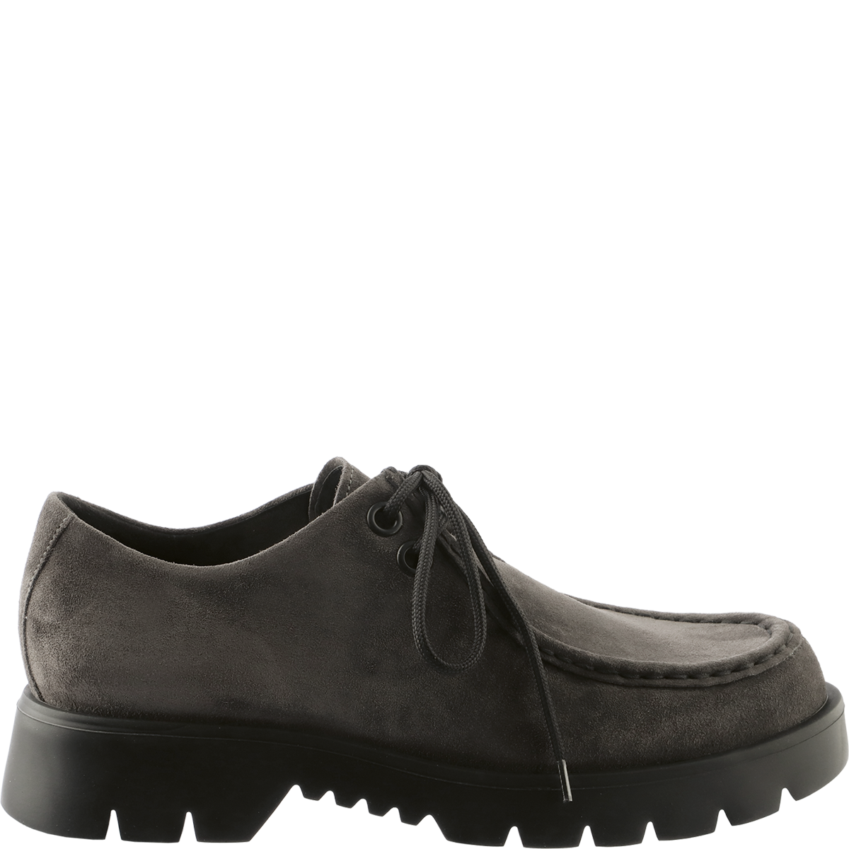 Högl Loafer in velvety suede with a striking sole Grey