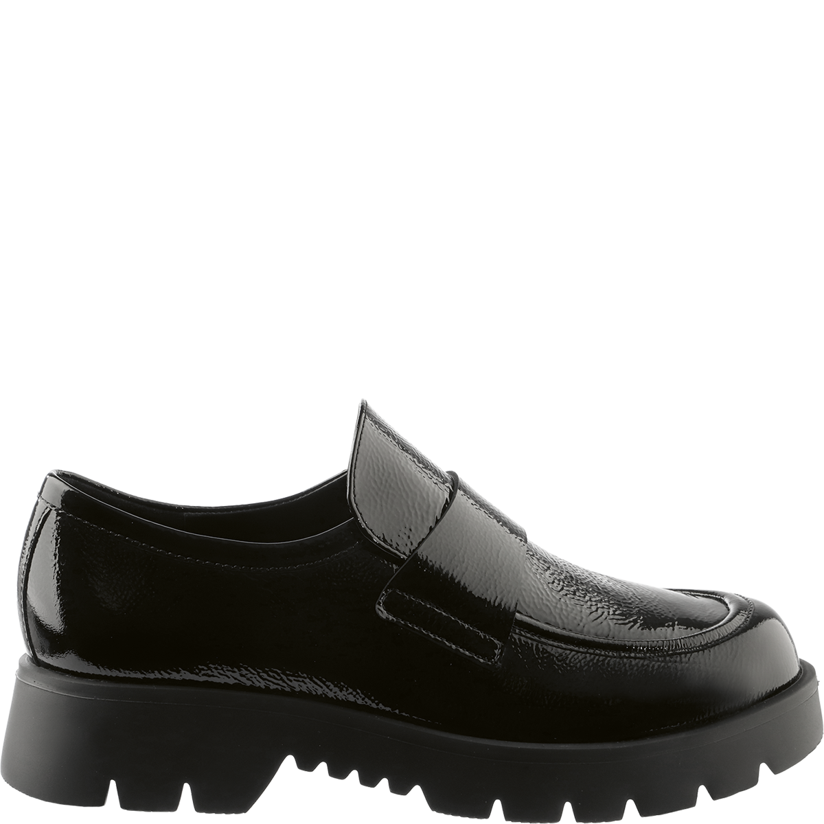 Högl Masculine high-quality leather moccasin loafers Black