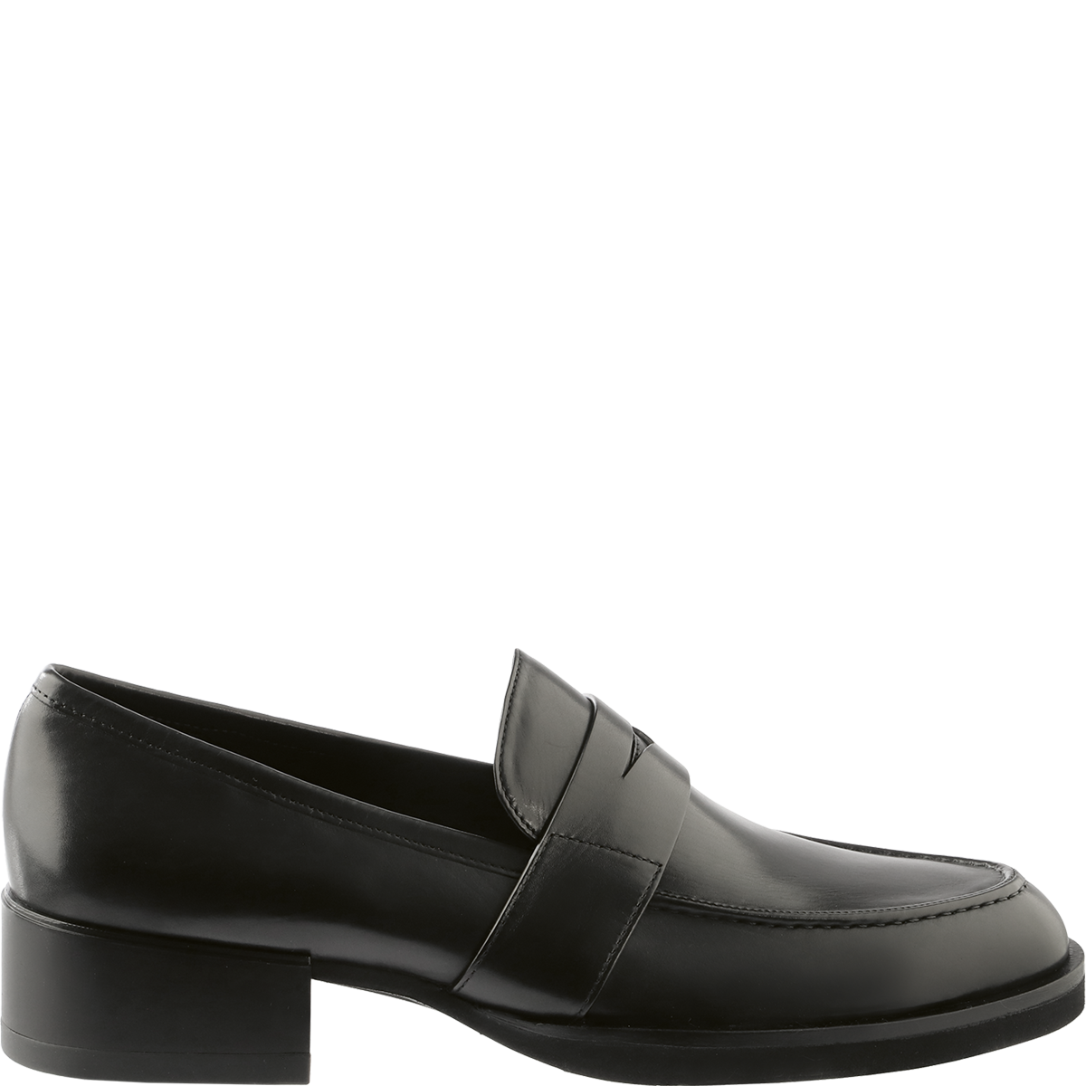 Högl Purist heeled leather loafers Black