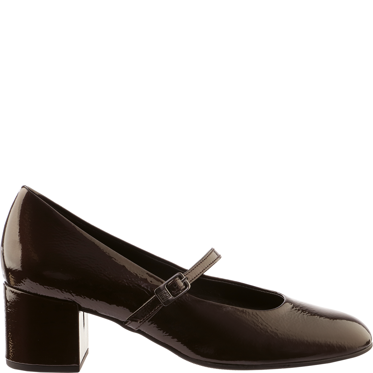 Högl Strappy pumps made from high-quality metallic-look leather Brown