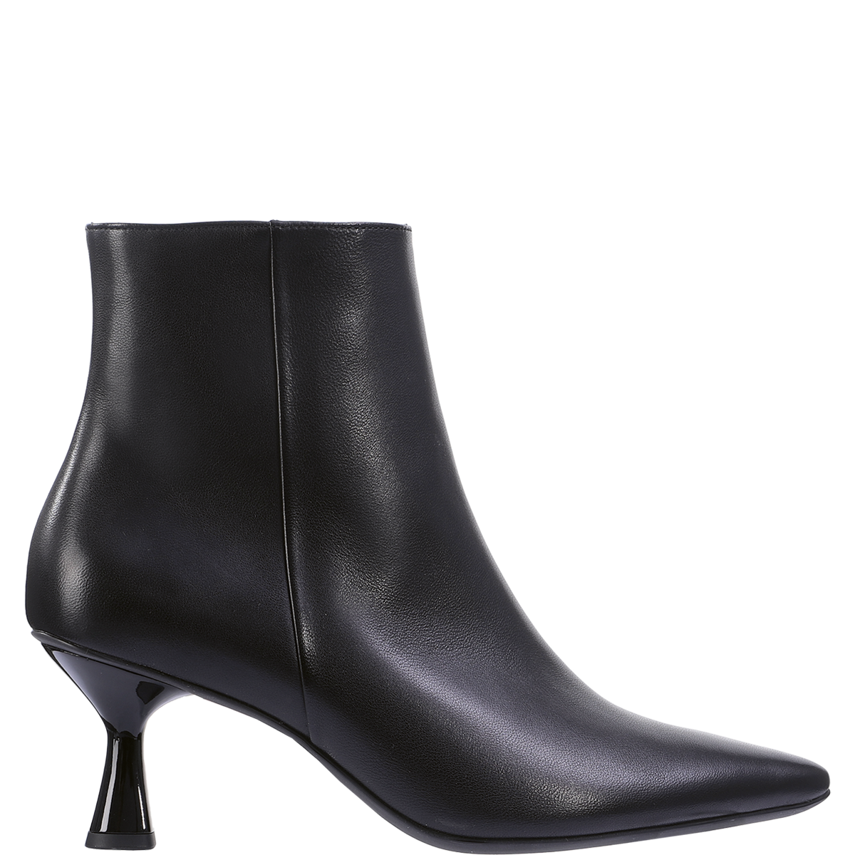 Högl Extravagant city ankle boots made from sustainable lambskin leather Black