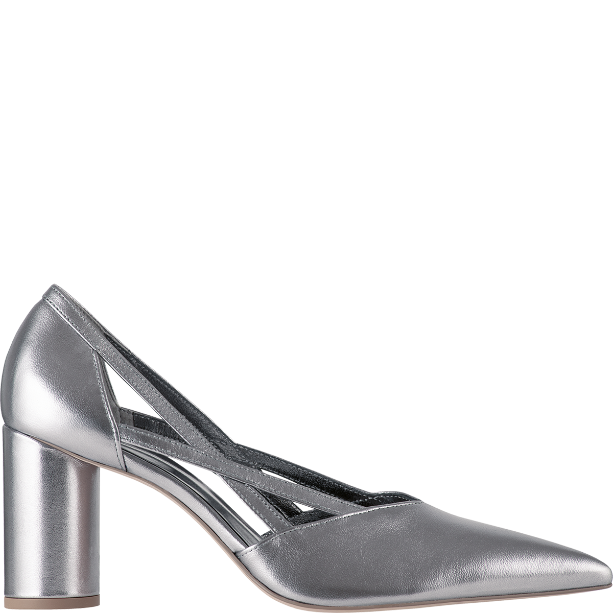 Högl Feminine pumps with thin straps – Vienna Edition Metallic