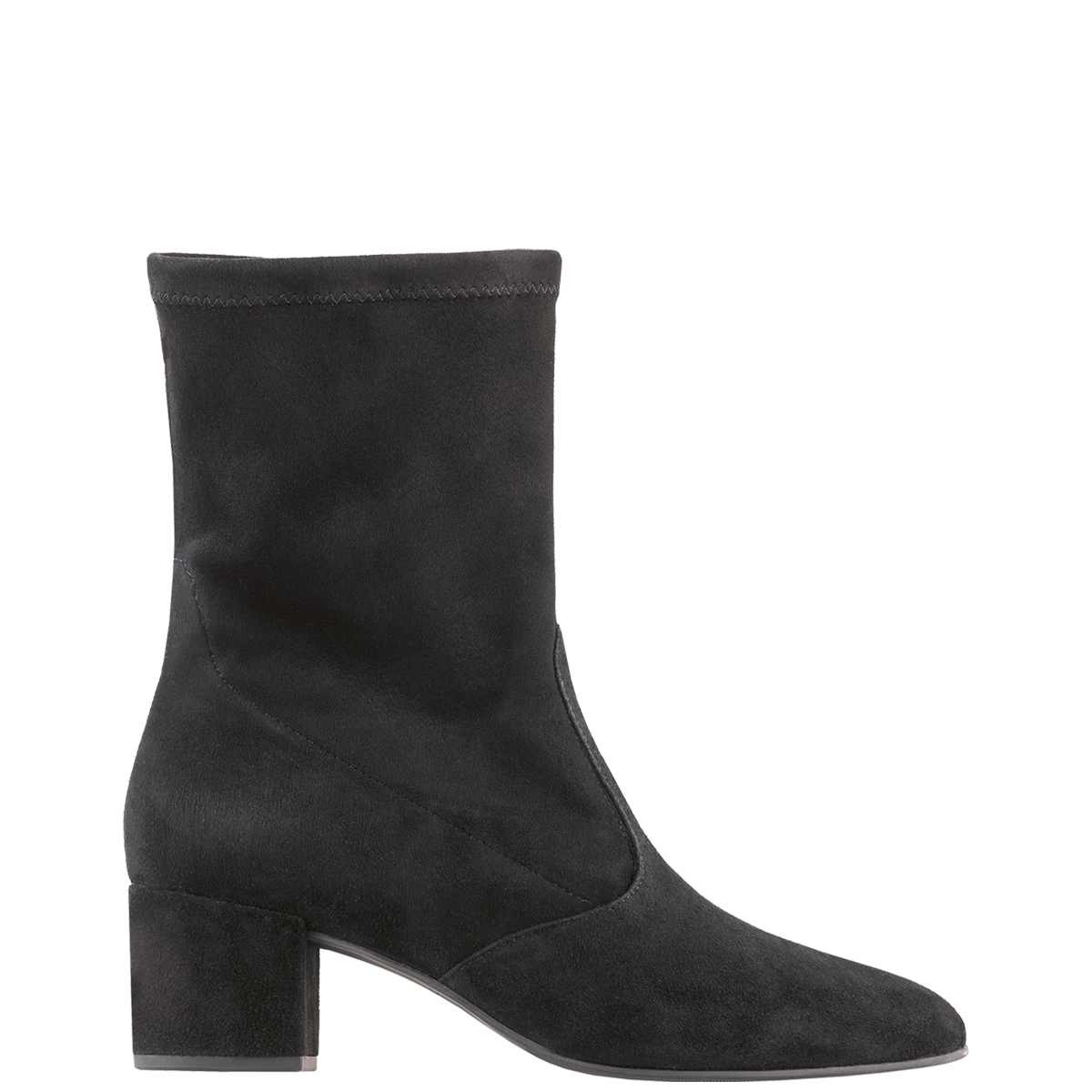 Högl Black ankle boots made from stretch suede Black