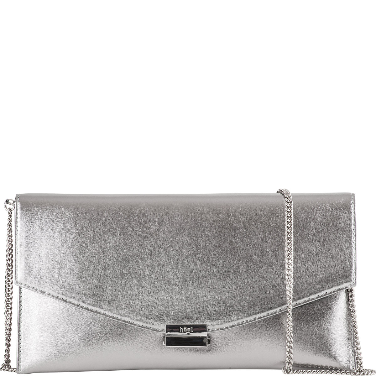Högl Metallic finish clutch bag Metallic