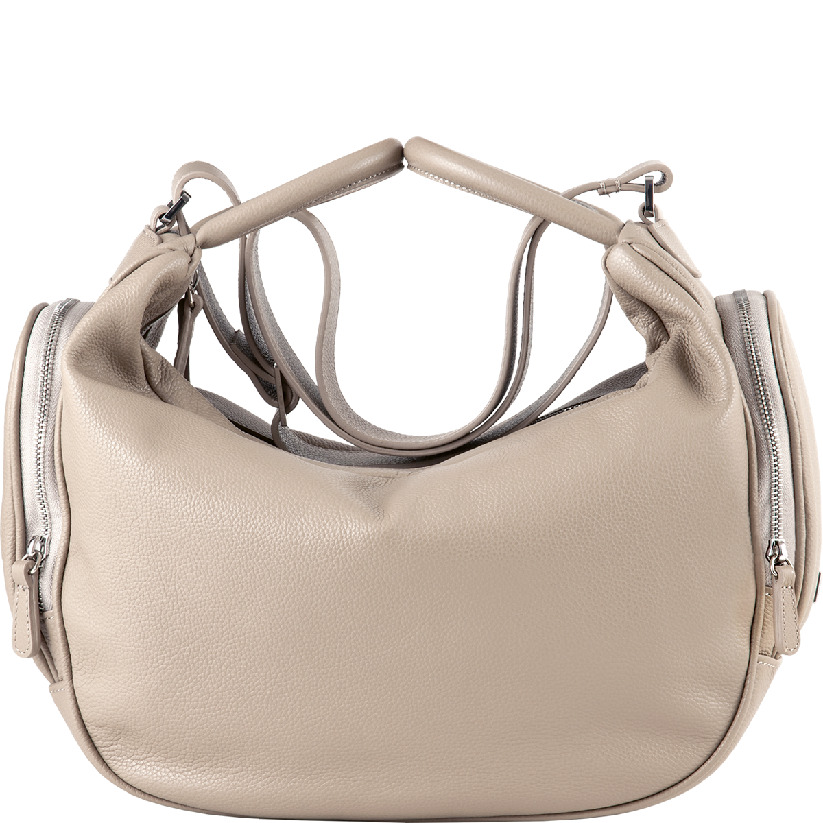 Högl Raffinierte Tasche aus softem Leder Beige