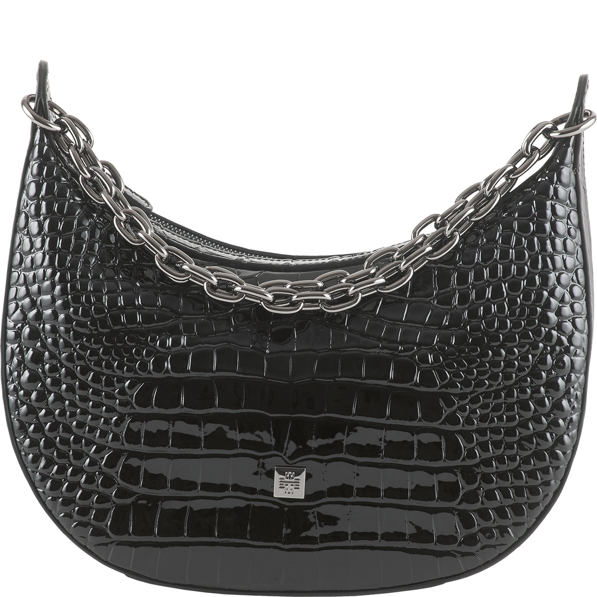 Högl High-quality shoulder bag with gold details Black