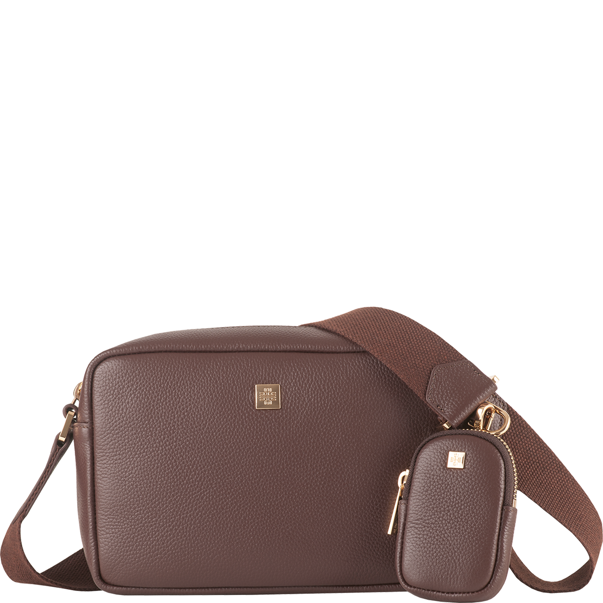 Högl Crossbody bag with integrated mini bag Brown
