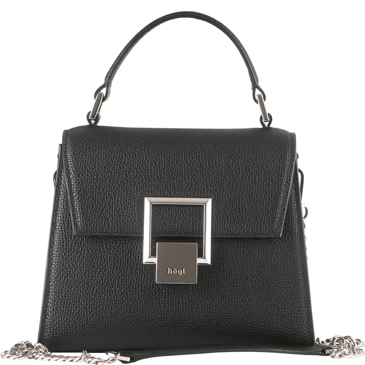 Högl Mini-Handtasche mit Kettenriemen Schwarz