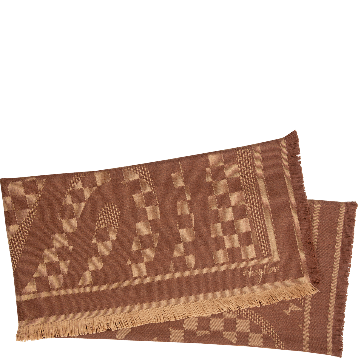 Högl Tuch aus hochwertiger Wolle – made in Italy Braun