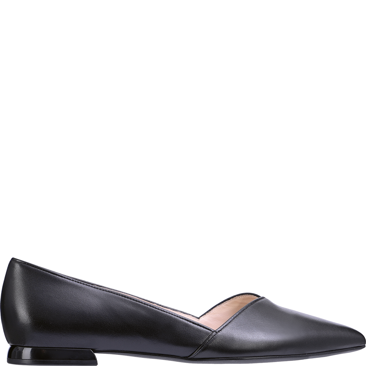 Högl Timeless ballerinas with mini block heels Black