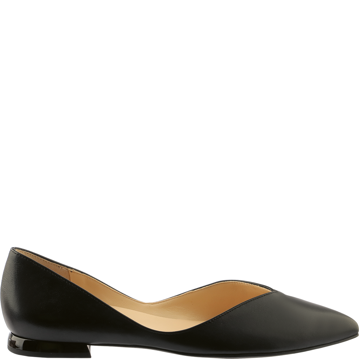 Högl Elegant ballerinas in a minimalist design Black