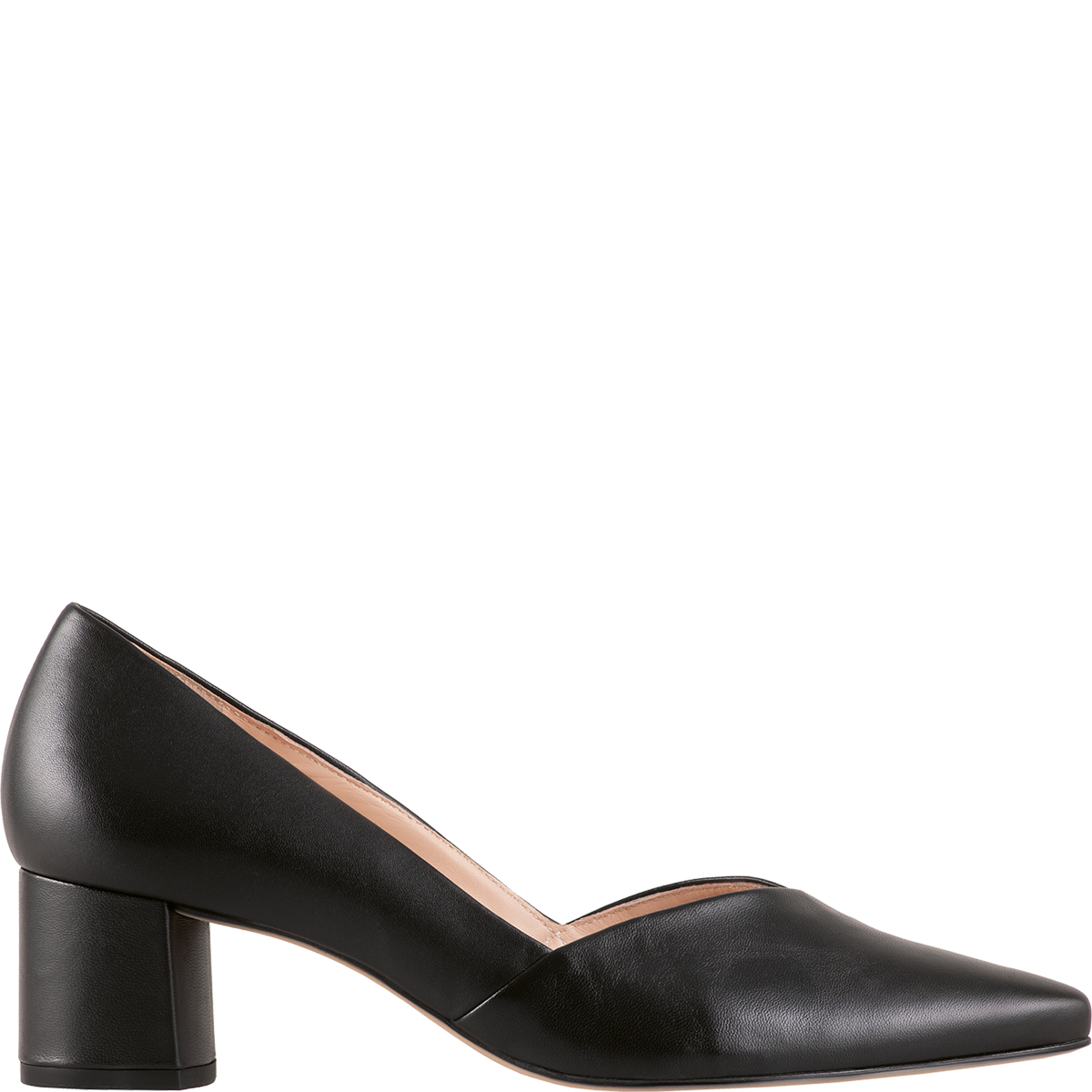 Högl Timeless classic leather pumps with block heel Black