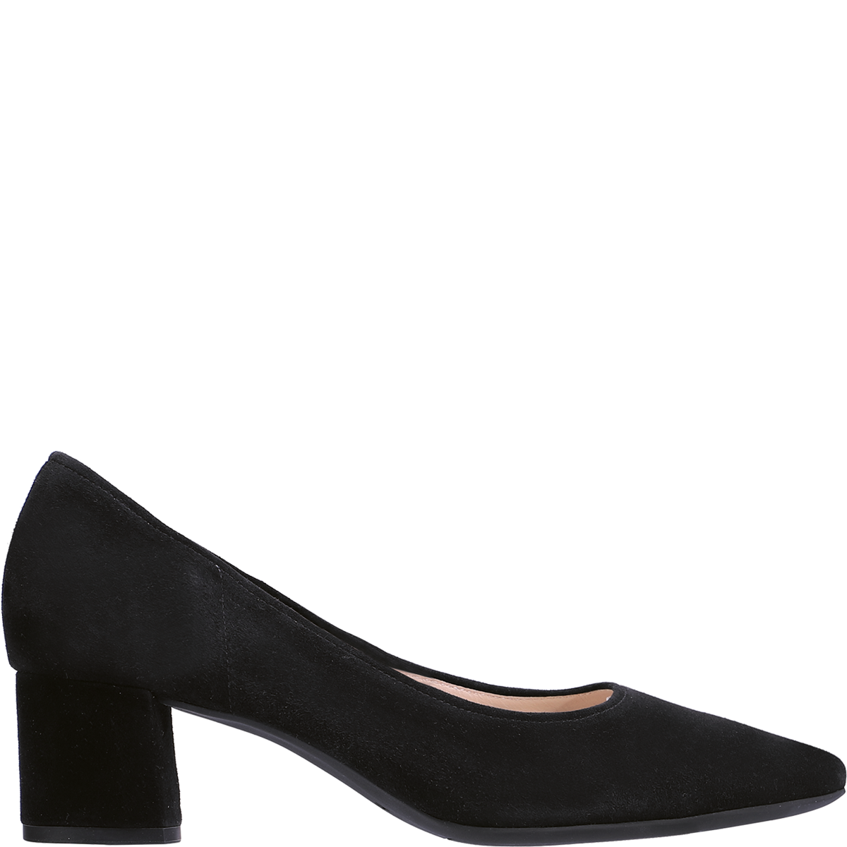 Högl Block-heeled suede shoes Black