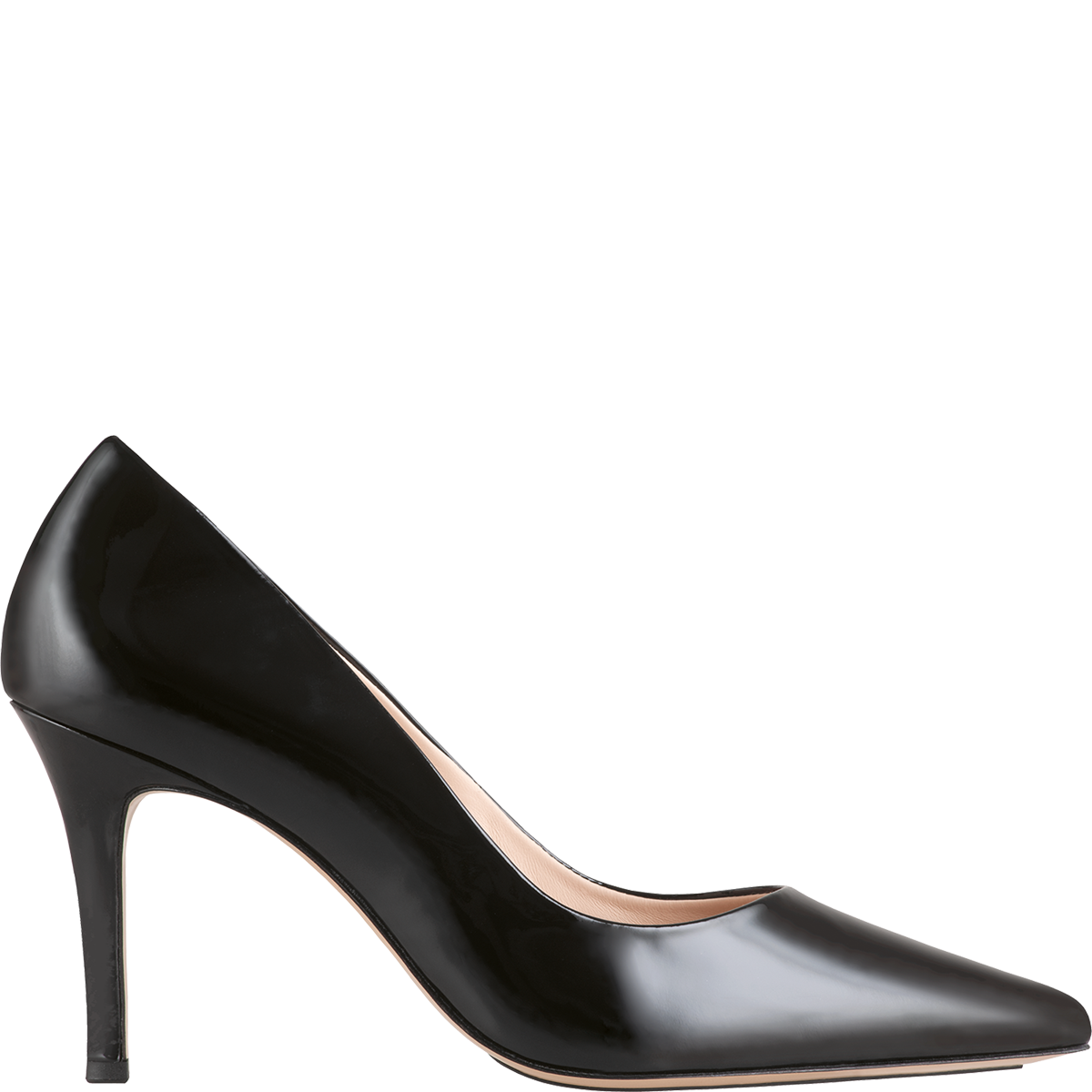 Högl Elegant sustainable calfskin leather pumps Black