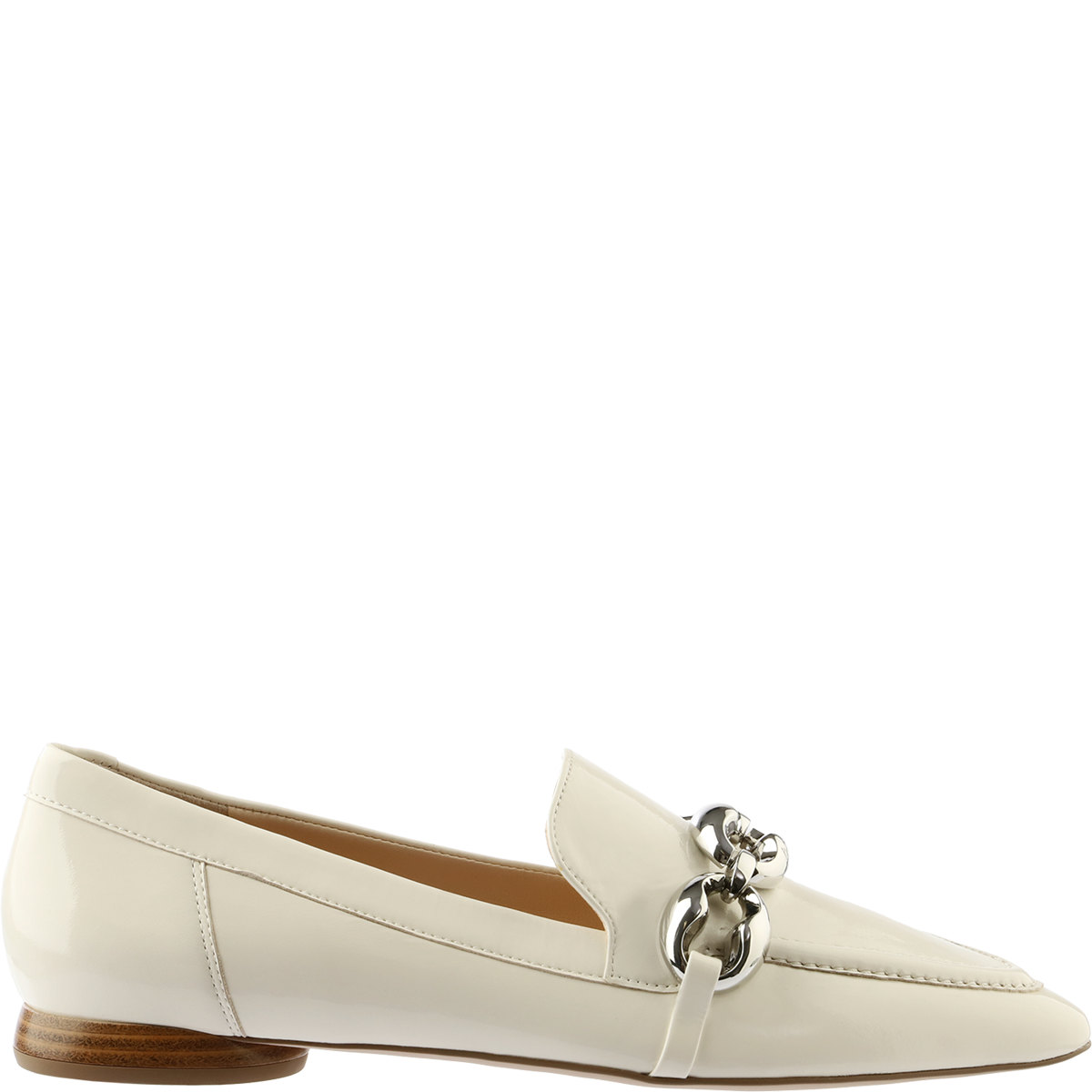 Högl Elegant soft leather loafers with a sophisticated glossy finish Beige