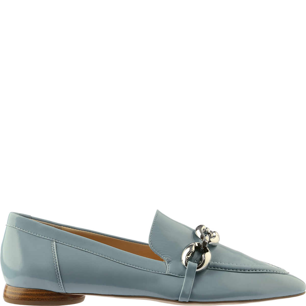 Högl Elegant soft leather loafers with a sophisticated glossy finish Blue