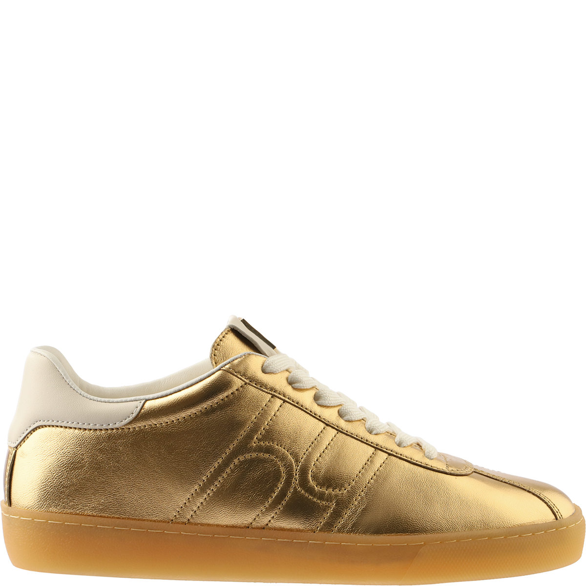 Högl Metallic-look leather sneakers – made in Europe Multicolour