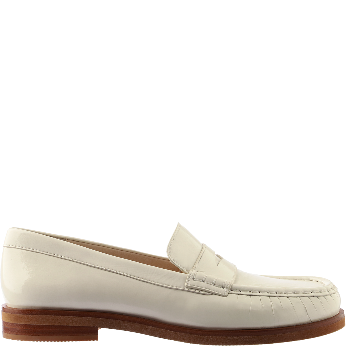 Högl Sustainable glossy finish loafers with a high-quality leather lining Beige