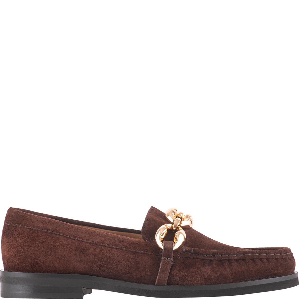 Högl Classic loafers with decorative link chains Brown