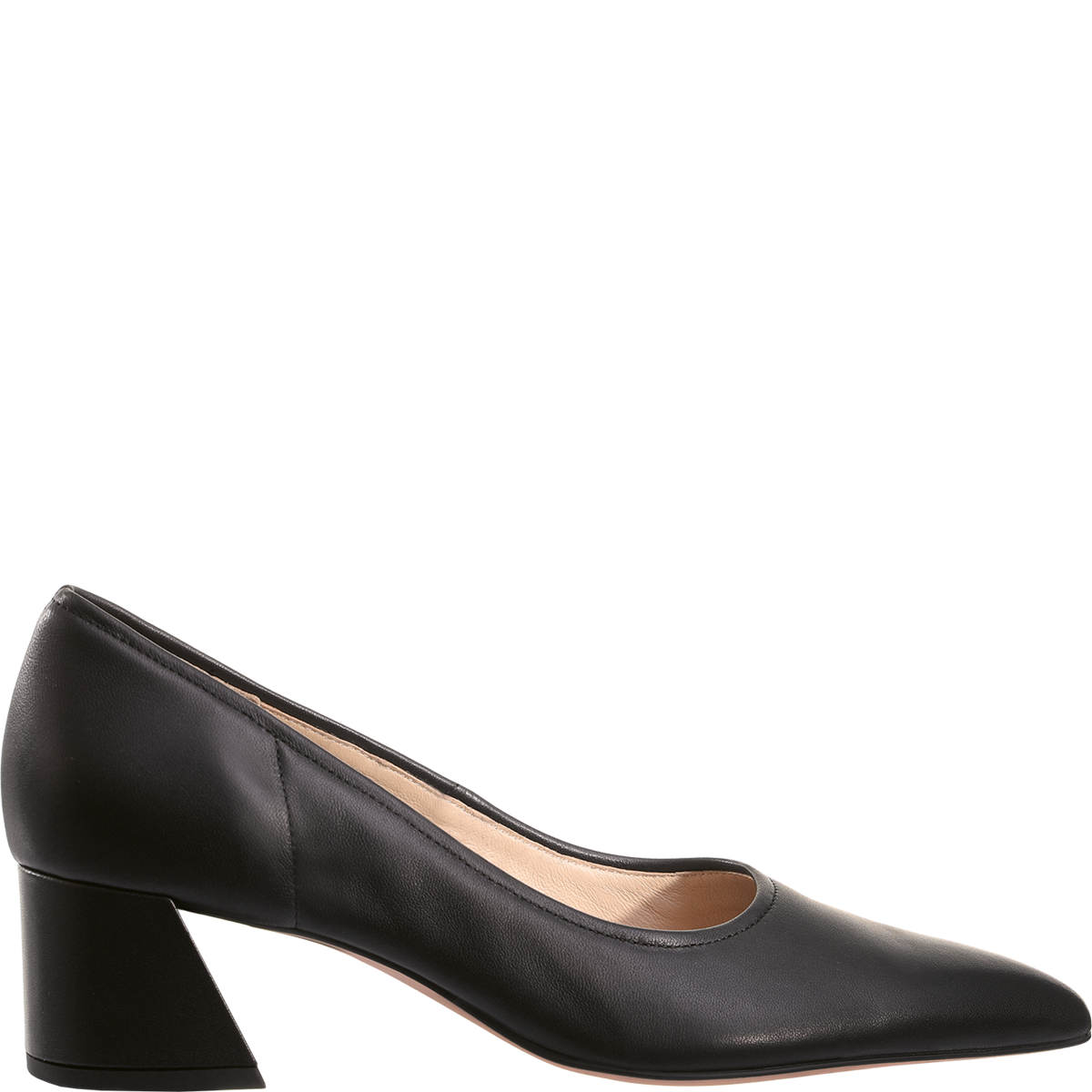 Högl Soft smooth leather pointed toe pumps – made in Europe Black