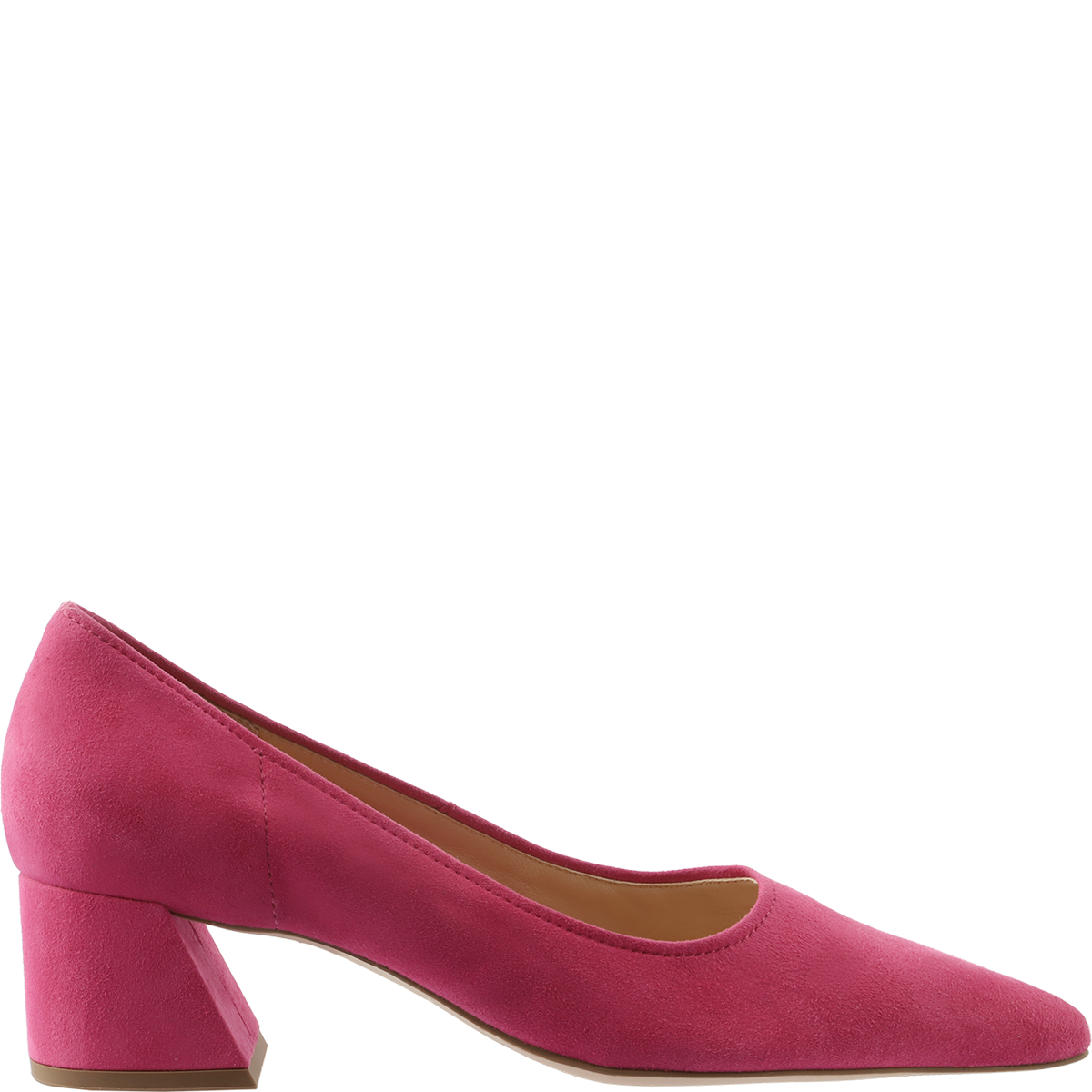 Högl Suede pumps with angled block heels Pink