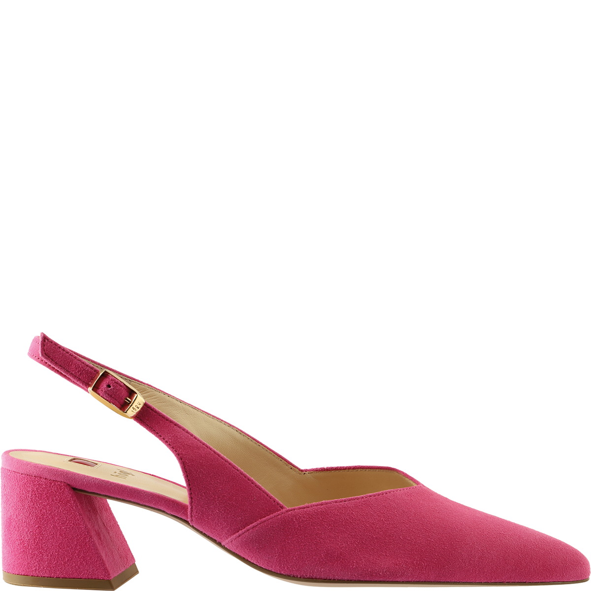 Högl Suede slingback pumps with block heels Pink