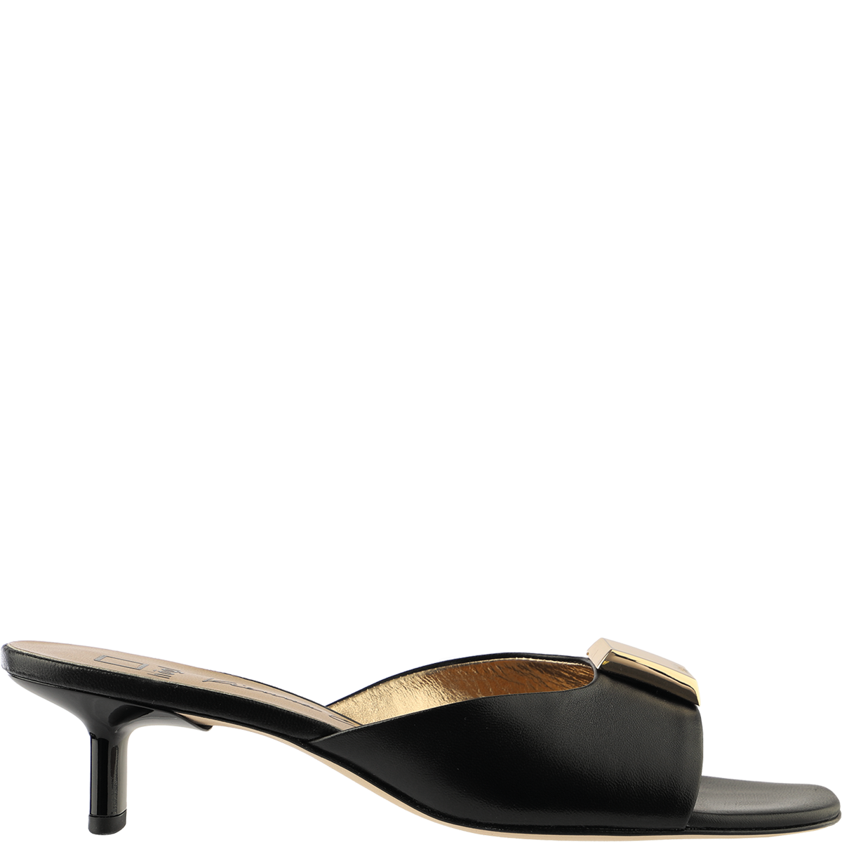 Högl Black mules with mini heels and a feminine silhouette Black