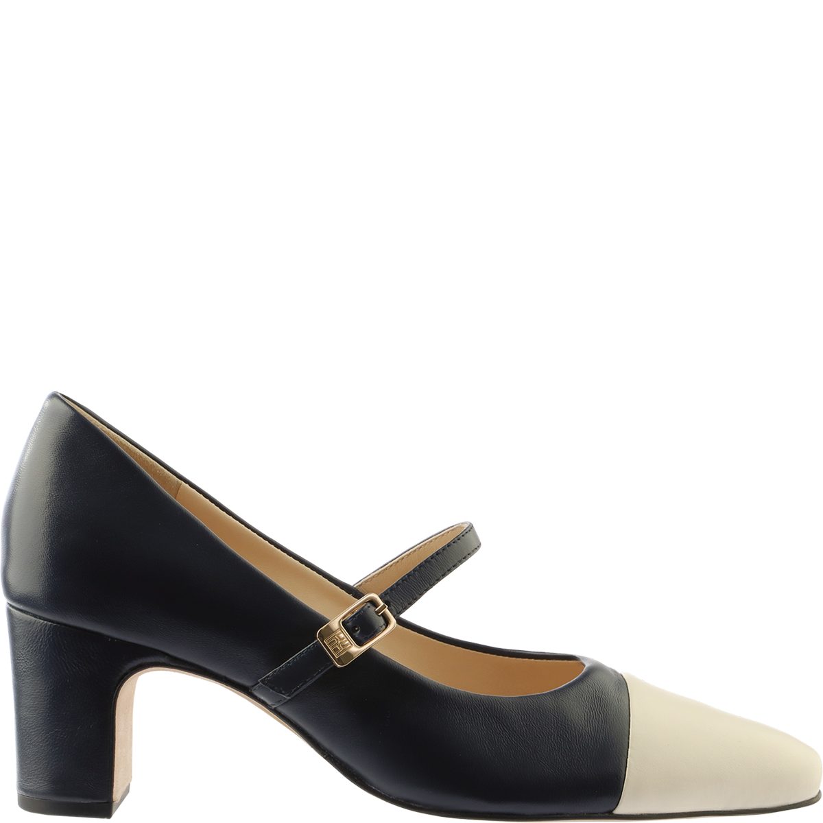 Högl Two-tone smooth leather Mary Jane pumps Multicolour