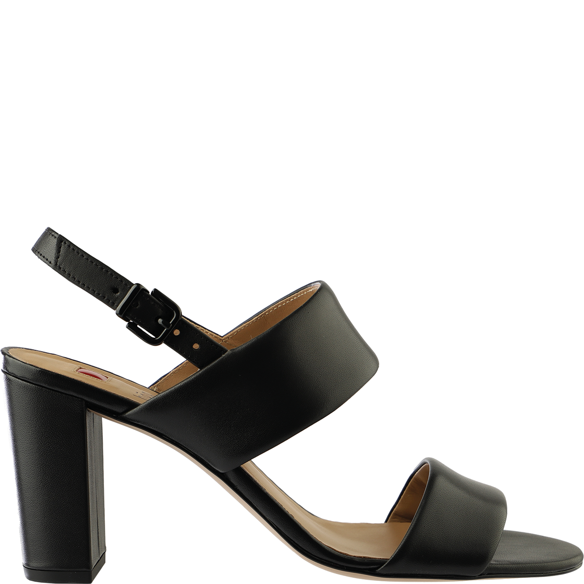 Högl Elegant heeled summer sandals with block heels Black