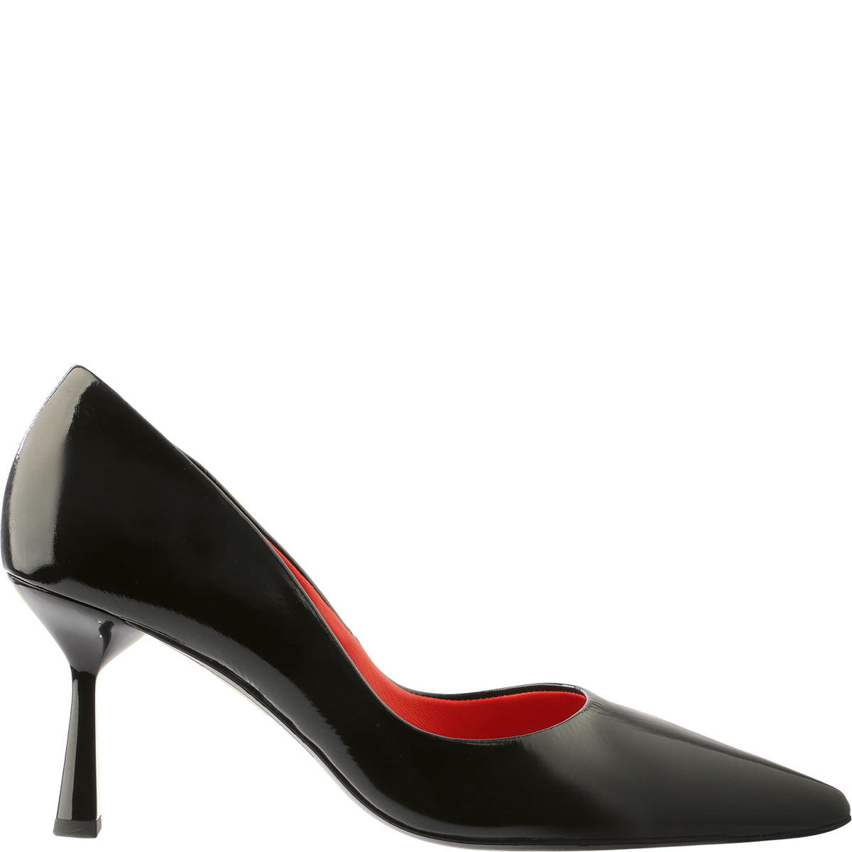 Högl Stiletto heel pumps made from a shiny high-quality leather Black