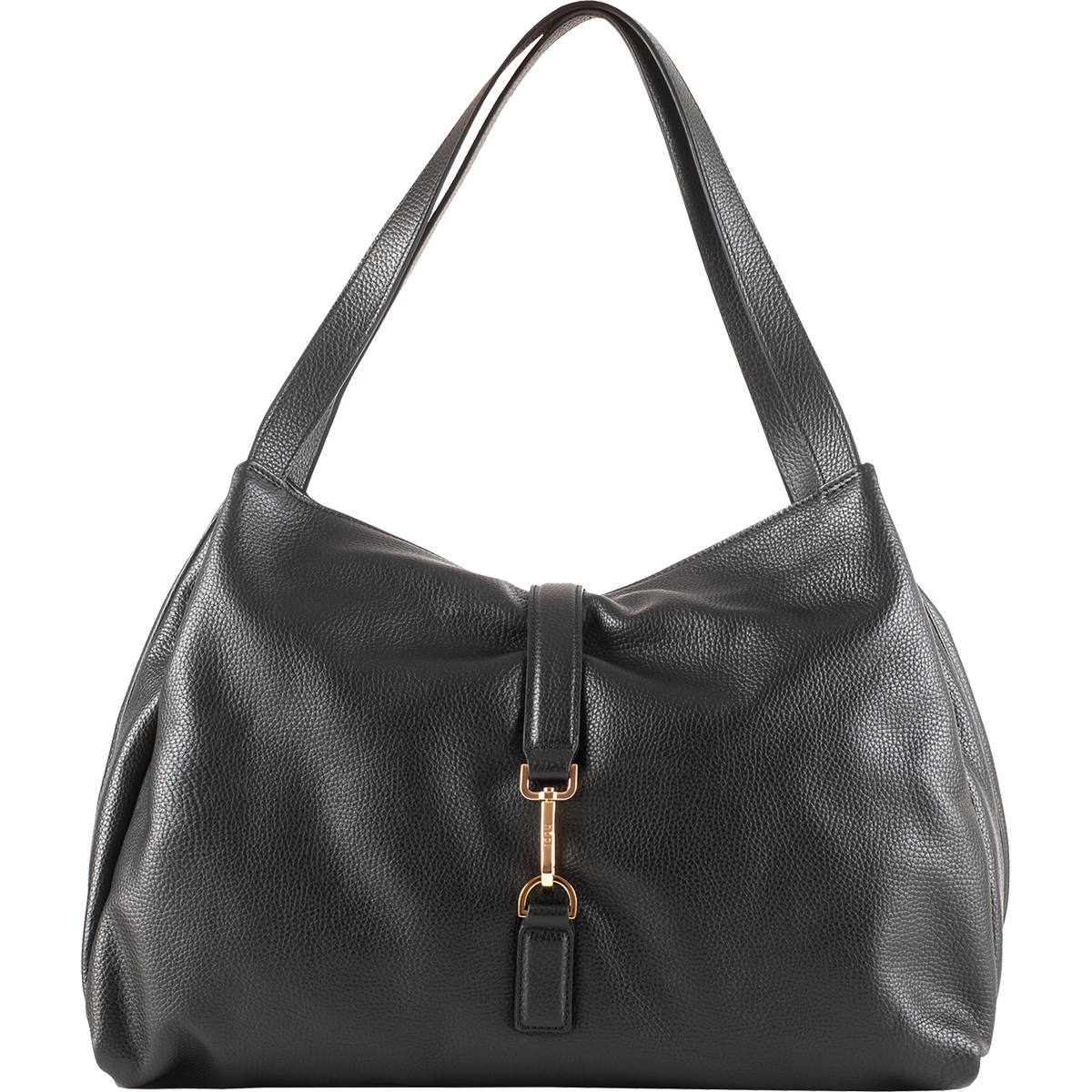 Högl High-quality leather shoulder bag Black