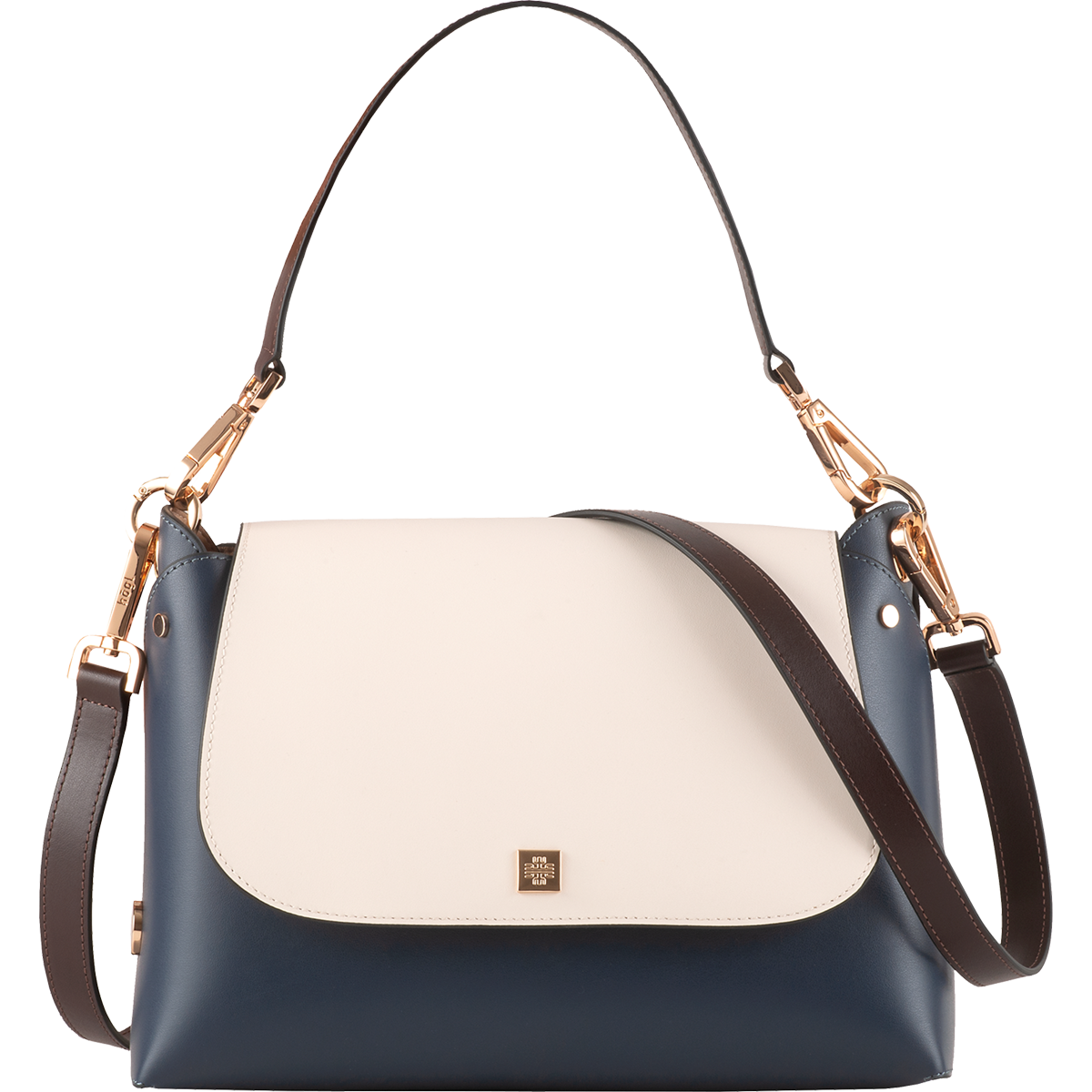Högl Stylish leather bag in a harmonious mix of colours Multicolour