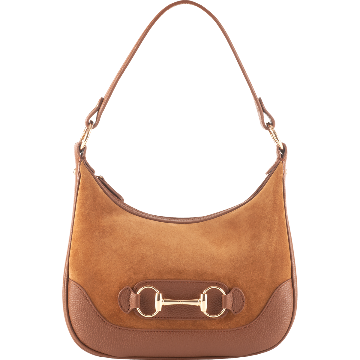 Högl Charmante Tasche mit Horsebit-Schmuck Braun