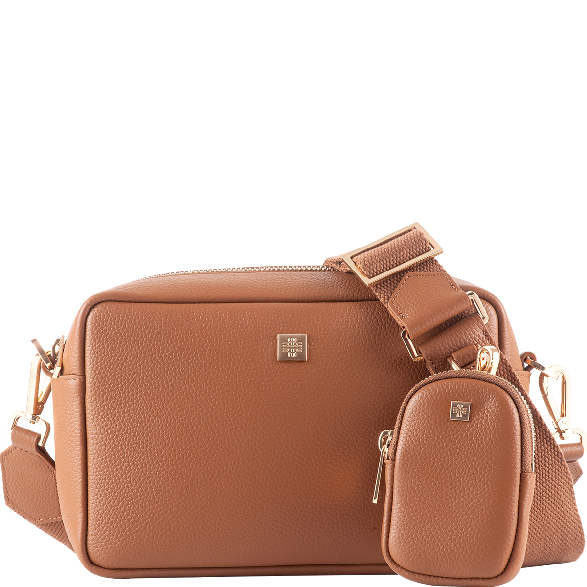 Högl Crossbody-Tasche mit integrierter Mini-Bag Braun