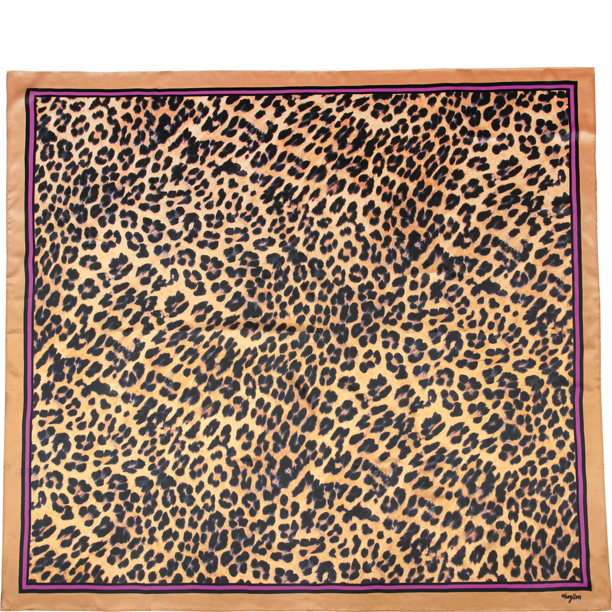 Högl Extravagant leopard-look silk scarf Multicolour