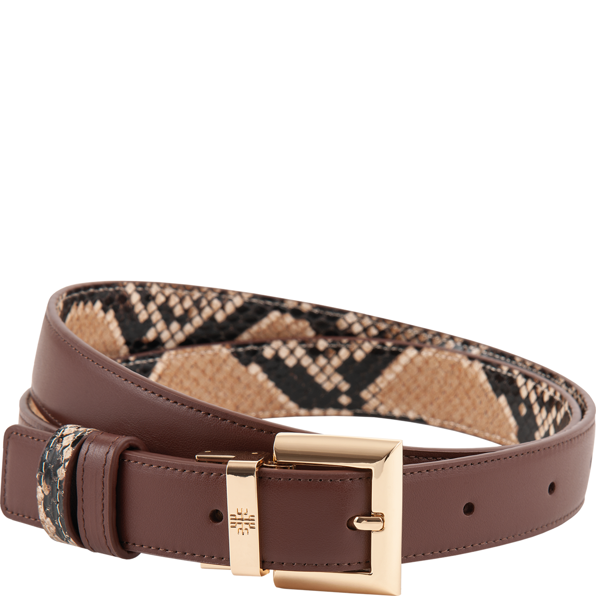 Högl Wendegürtel mit spannender Snake-Optik Mehrfarbig