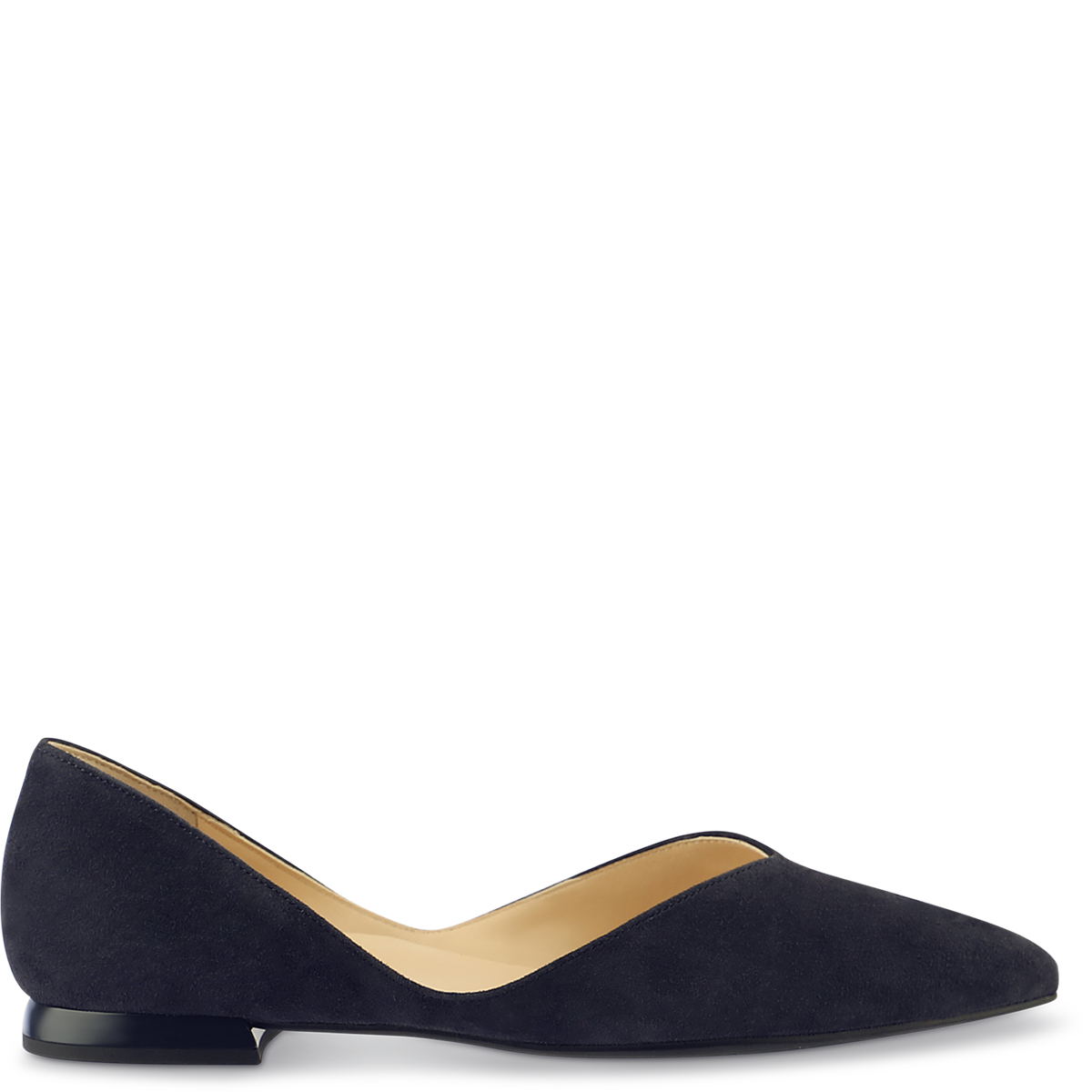 Högl High-quality suede ballerinas with a minimalist design Blue