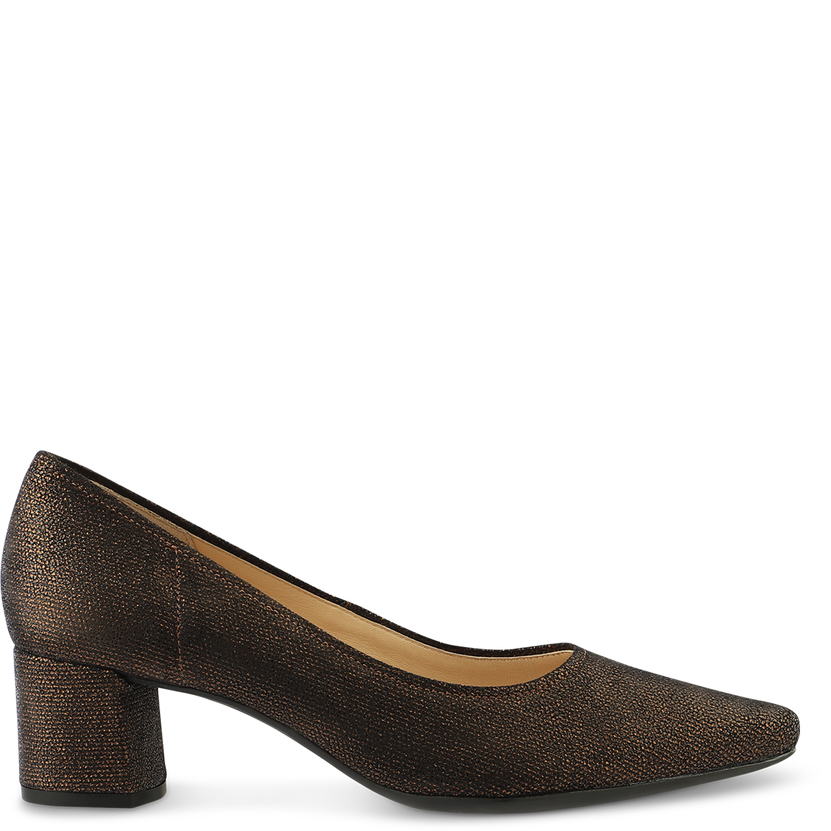 Högl Minimalist design sustainable pumps Metallic