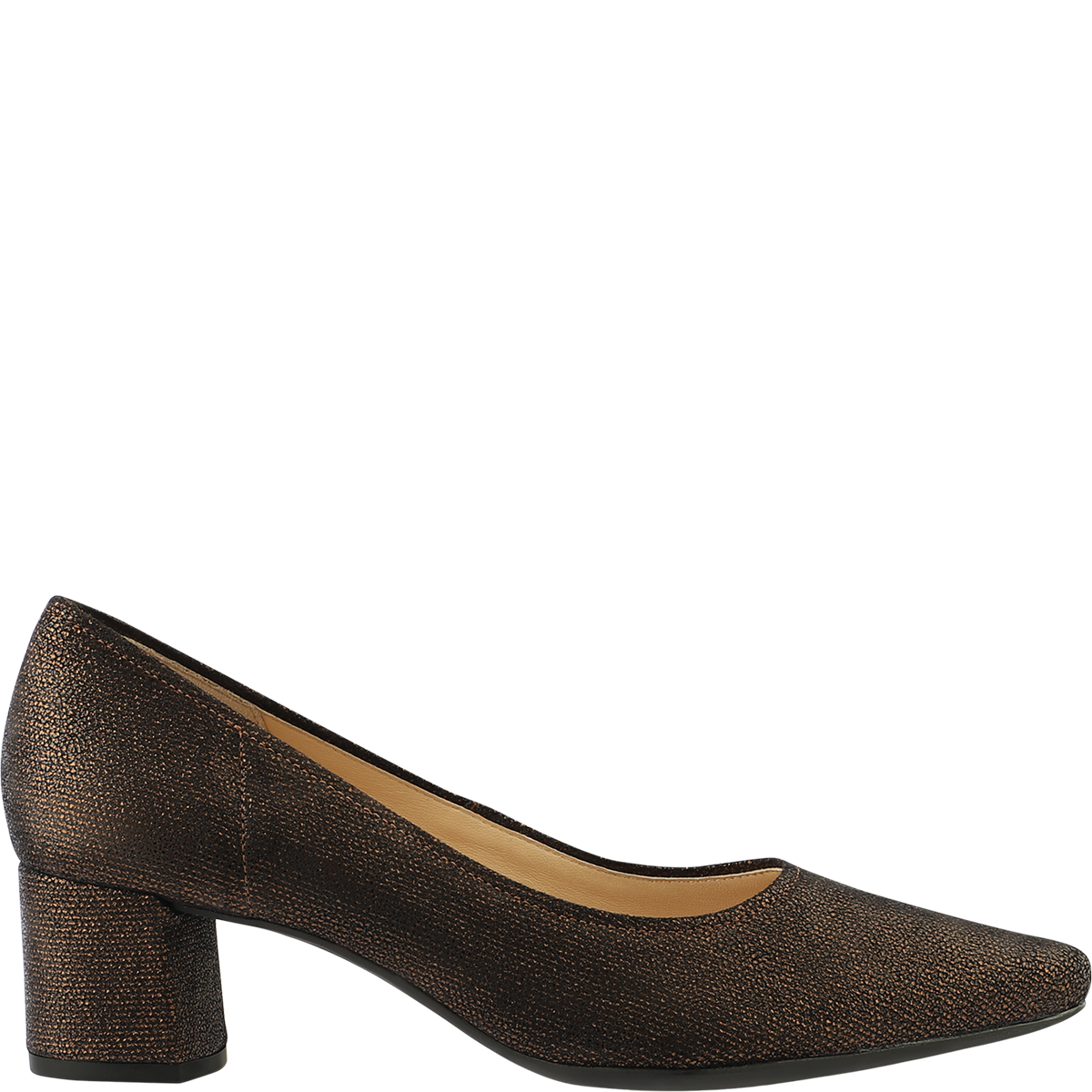 Högl Minimalist design sustainable pumps Metallic