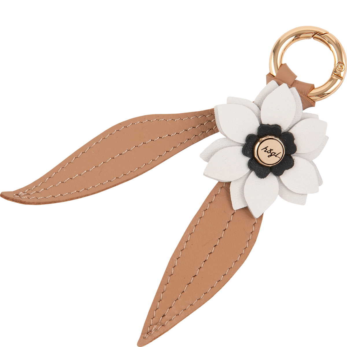 Högl Soft nappa leather flower charm Multicolour