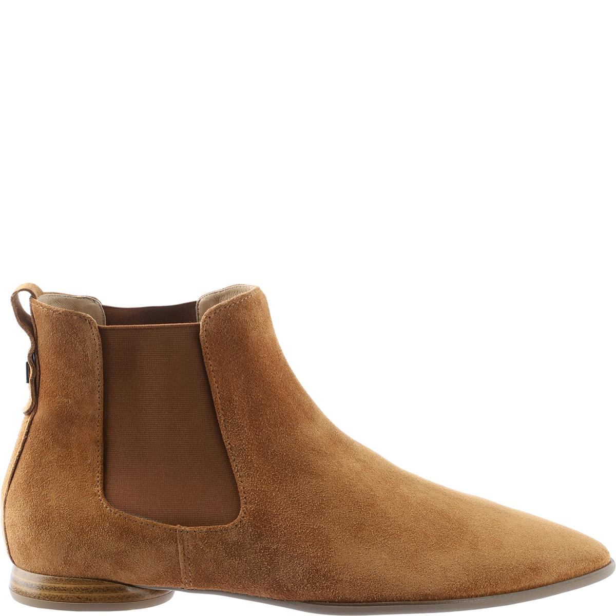 Högl Ankle boots with feminine pointed toes and round block heels Brown
